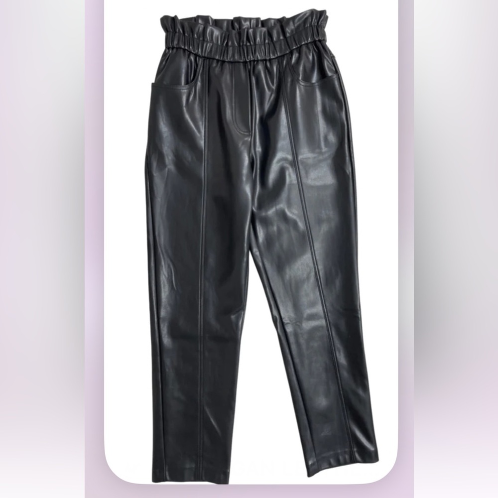 Sen Vegan Leather High Waist Pants